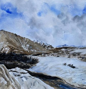 1. Burf ke dher hain yaa sange-mar-mar_watercolor_11x15inches