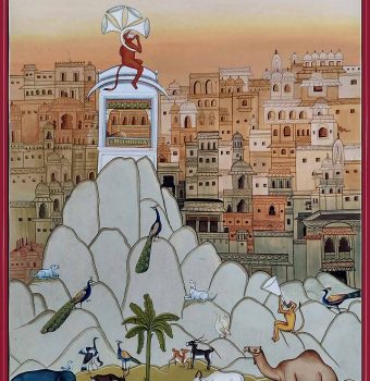 APPR-2064#VAGARAM-CHOUDHAARY#CLOCK#Painting_75x55cm_002